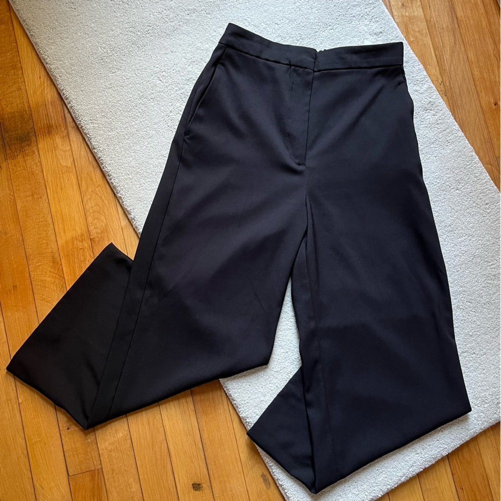 Zara Wide Leg Black Trousers